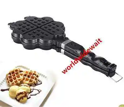 New 918-B Kitchen Craft Waffle Maker Stove Top Griddle Iron sandwich heating