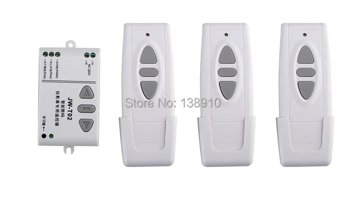 

Sell hot AC220v wireless reversing switch remote switch dual-control wireless switch Projection screen remote curtain controller