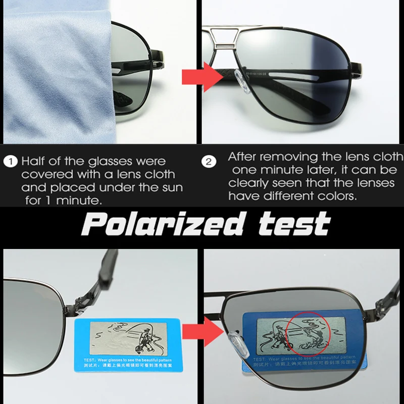 LIOUMO Aviation Sunglasses Men Polarized Anti-Glare Driving Photochromic Sun glasses Women UV400 oculos de sol masculino