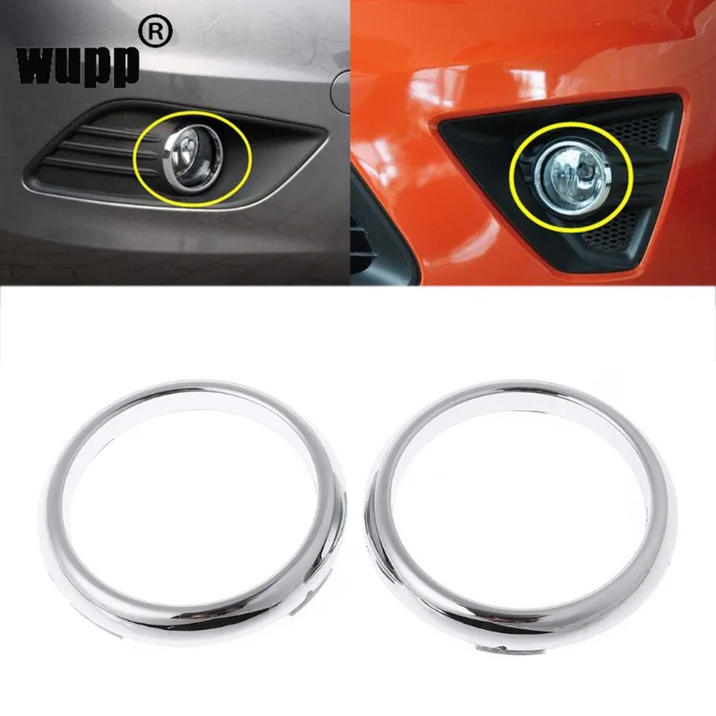 1 Pair ABS Front Fog Light Lamp Cover Trim