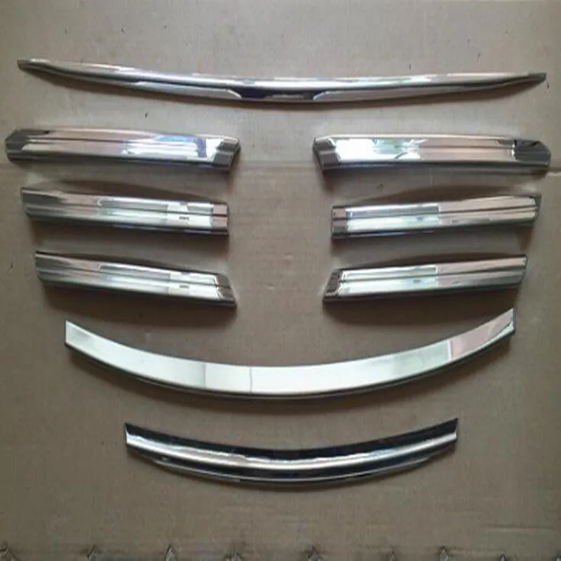 9 pieces/sets ABS Plating Chromium Styling Front Grille Trim  Suitable For 2015 Mazda CX - 5