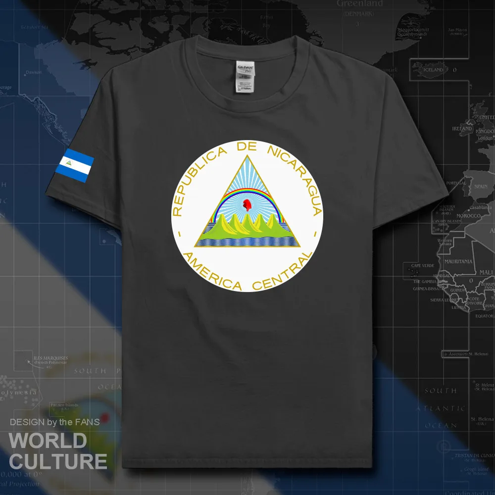 Nicaragua men t shirts fashion jerseys nation team cotton t-shirts clothing tees country sporting footballer NIC Nicaraguans 20