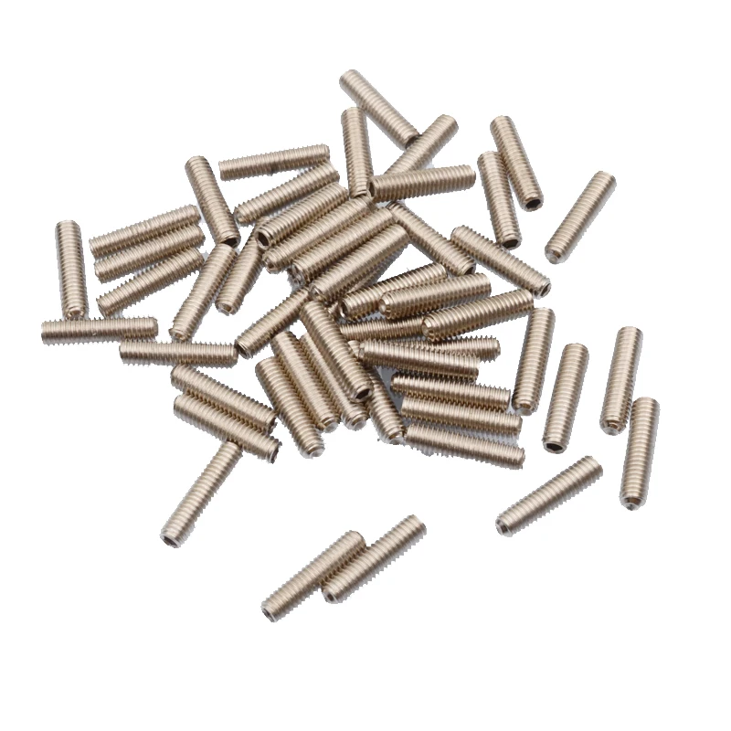6PCS/Lot M3 Electric Bass Guitar Bridge Saddles Hexagon Screws for Tremolo Bridge or Electric Bass Bridge M3*12mm