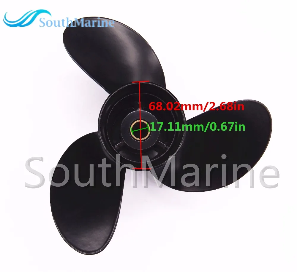 Boat Motor Propeller for Hangkai 2-stroke 9.8hp 12hp outboard Engine