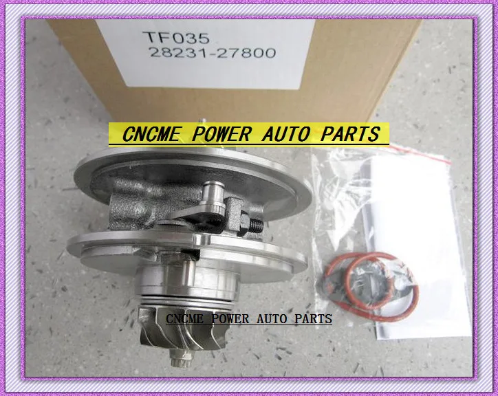 Turbo CHRA Cartridge Core TF035 28231-27800 49135-07302 49135-07300 49135-07100 For Hyundai Santa Fe 2.2L CRDi D4EB D4EB-V 150HP