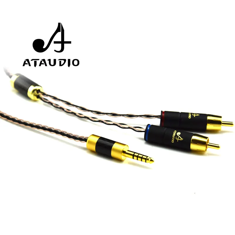 ATAUDIO HIFI 4.4mm do 2 kabel Audio RCA Sony WM1A/1Z PHA-1A/2A Z1R 4.4mm aktualizacji kabel