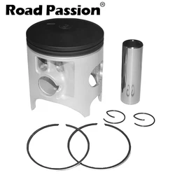 Road Passion Motorcycle STD 66.4mm +60 67mm Piston Ring Kit For KAWASAKI KX250  KX 250 1992 1993 1994 1995 1996 1997 1998-2004