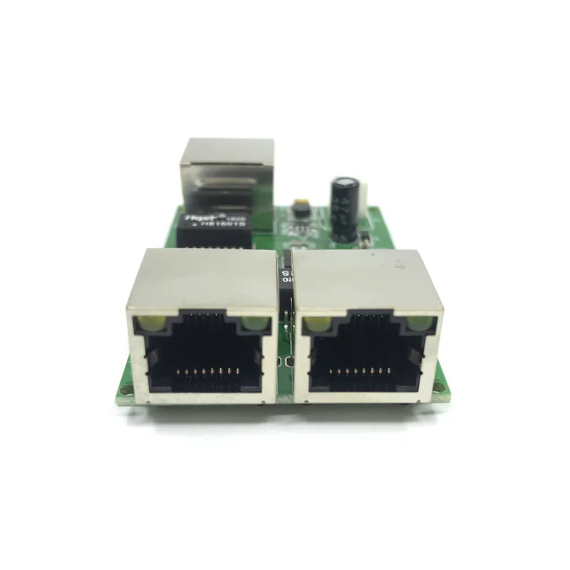 Lage kosten netwerk bedrading box data conversie afstand uitbreiding Mini Ethernet 3 port 10/100 Mbps Met RJ45 licht schakelaar module