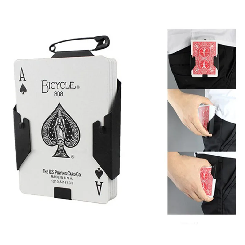 Manipulation Cards Clip Magic Tricks Accessory For Professional Magicians