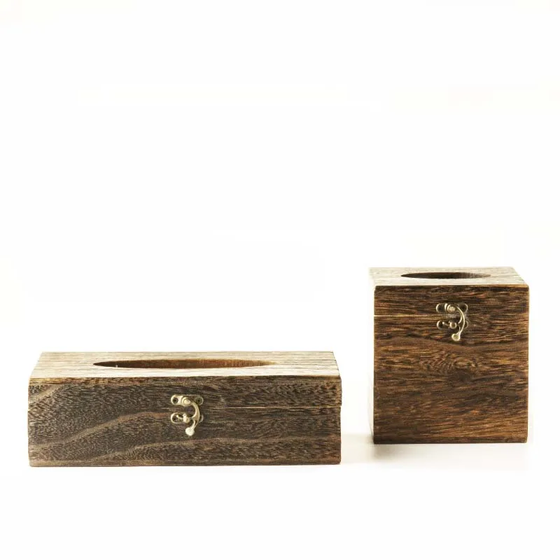 

Japanese Style Wood Tissue Box, Tissue Holder, 1Pc