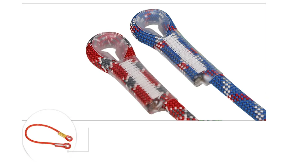 Xinda Professional Rock Climbing 10,5 mm statisches Lanyard, schützende Augenschlinge, Bergsteigerausrüstung – Detail 5