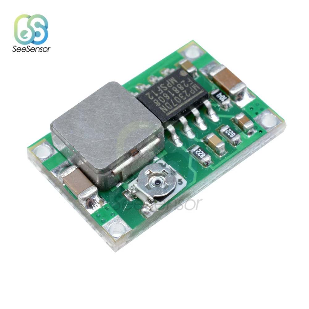 Mini 360 DC-DC HM Buck Converter Non-isolated Adjustable Step Down Power Supply Module 4.75-23V to 1-17V 340KHz