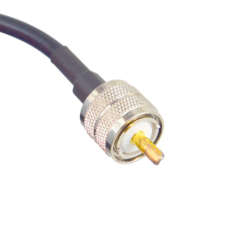 RG8X Coax Coaxial Antenna 15M 10M Cable UHF Male to UHF Male Connectors 50 OHM Jumpers Amateur CB Radio Antenna Cable Wire