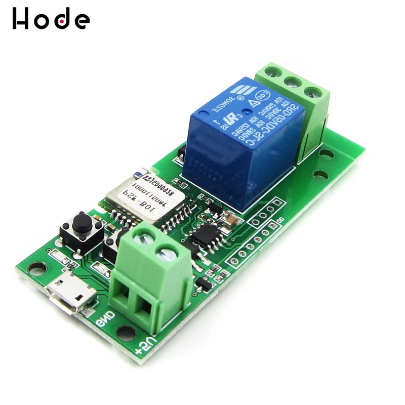 Sonoff wifi switch module Inching Self Locking wireless Relay Smart home Automation for Computer access DC 5V 1 channel