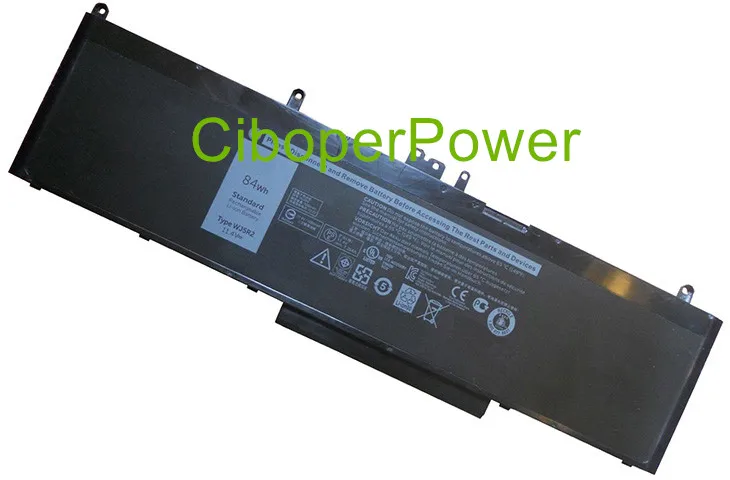 Original 11.4V 7600mAh 84Wh Laptop Battery WJ5R2 4F5YV For 3510