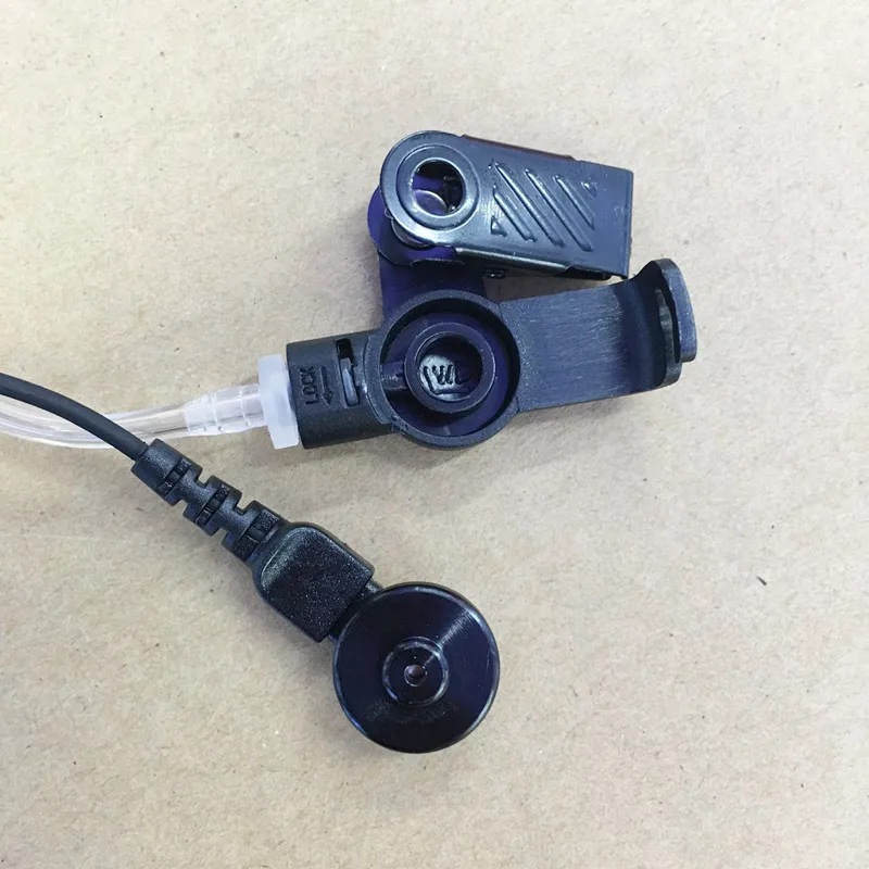 Long Big PTT Air Tube headphoenfor Motorola MTH800 MTH850 MTP850 MTS850 MTH600  MTH650 etc walkie talkie