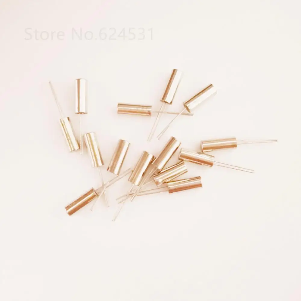 10pcs Cylindrical 3*8mm 32.768K Quartz Crystal 32768 Passive Crystal Resonator