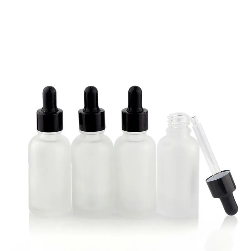 12X5Ml 10Ml 15Ml 30Ml 50Ml 100Ml Vorst Glas Druppelflesje Lege Cosmetische verpakking Container Flesjes Etherische Olie Flessen