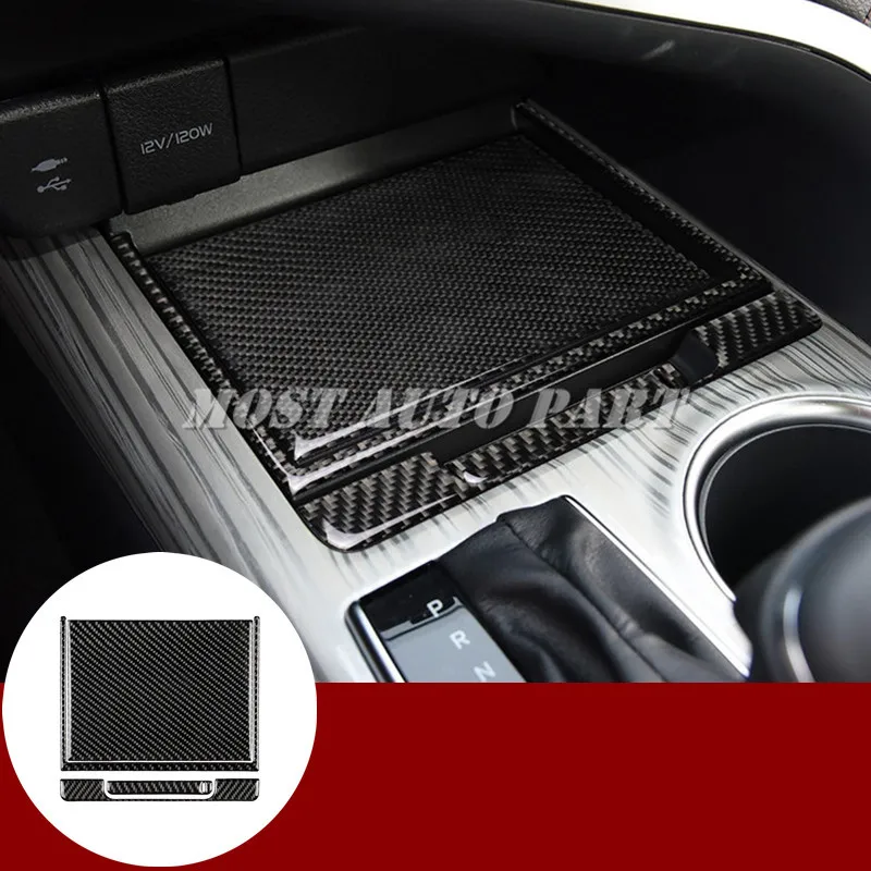 

Carbon Fiber Center Console Storage Box Trim Cover For Toyota Camry 2018-2021 Car accesories interior Car decoration