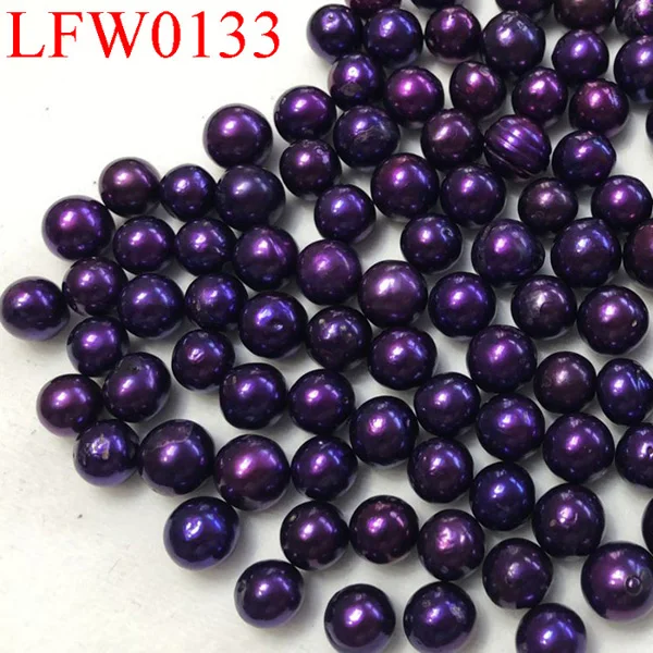 

10 Pcs 9-12mm AA+ Violet Round High Luster Natural Party Gift Love Wish Undrilled Loose Colored Oyster Edison Pearls