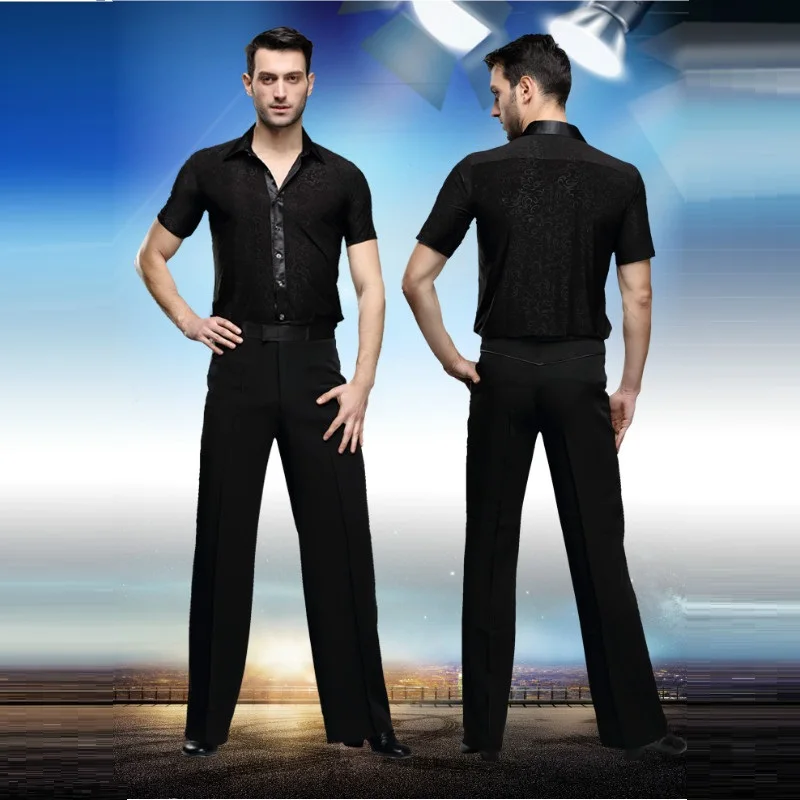 

Men's New Aristocracy Square Dance Modern Dance Costume Contest Acrobatics Dark Male Latin Dance Clothing B-4223