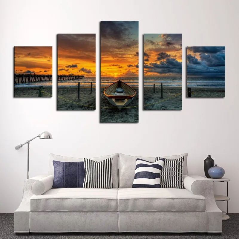 NEW combinations clear printing simulation oil painting sitting room decorate landscape paintings room decorate art 1168060H+M