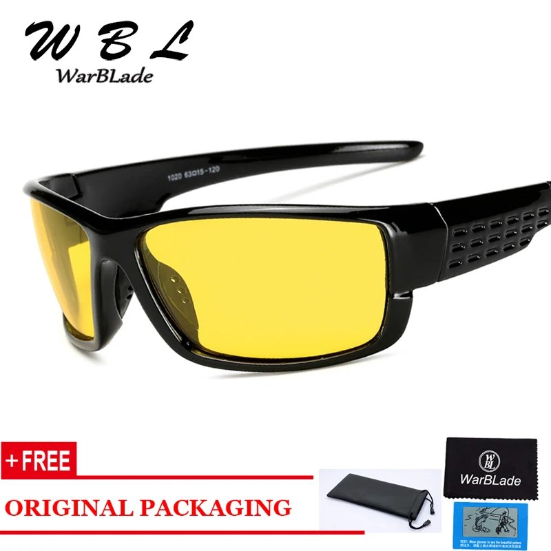 WarBLade 2019 New Polarized Sunglasses For Men Vintage Mirror Coating Driver Anti-glare Sun Glasses 100% UV400 Goggles Eyewears