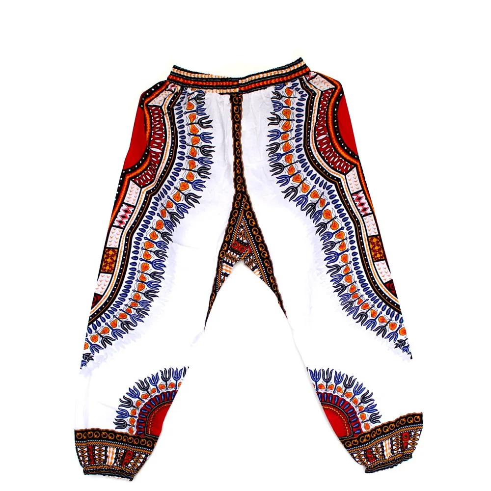 African Dashiki Print Trouser Design women Pants Traditional African Clothing Print Dashiki Fabirc Pants For Women And Men