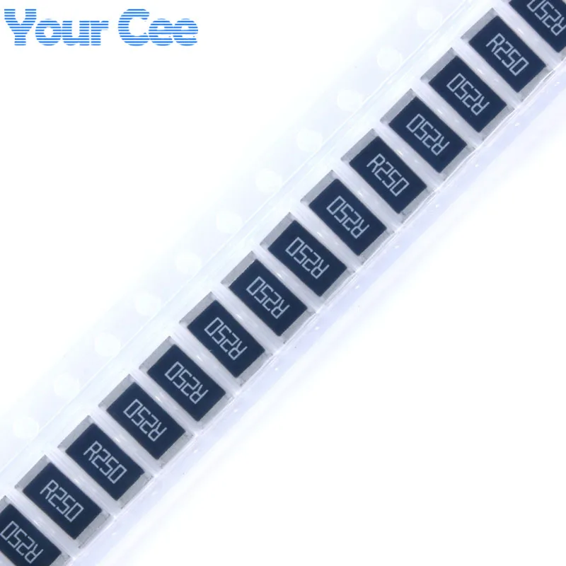 100pcs/20pcs 0.25ohm R250 2512 SMD Resistor 1W 0.25 ohm 0.25R R250 1% 2512 Chip Resistance Passive Component