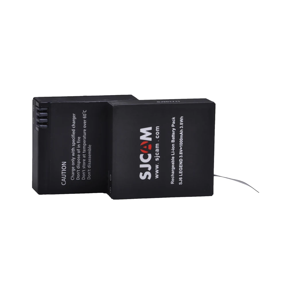 PowerTrust 2 sztuk 3.8V 1000mAh oryginalny SJCAM SJ6 legenda bateria do SJ6 legenda SJ6 legenda sportów lotniczych kamera DV