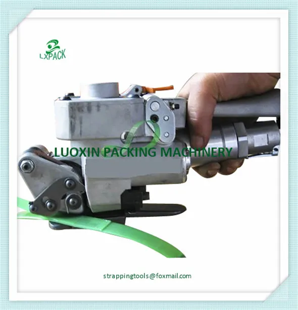 Ningbo Luoxin Handheld strapping tool pneumatic manual PET&PP banding machine XQD-19 19-25mm carton firction welding pack sealer