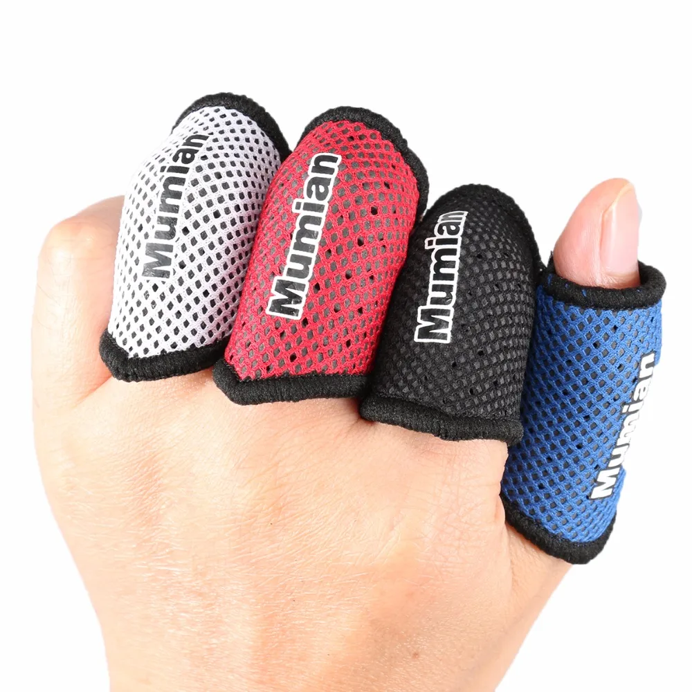 2x Stretch Elastic Arthritis Finger Fingerstall Support Protector Sleeve Sport Strap Wrap