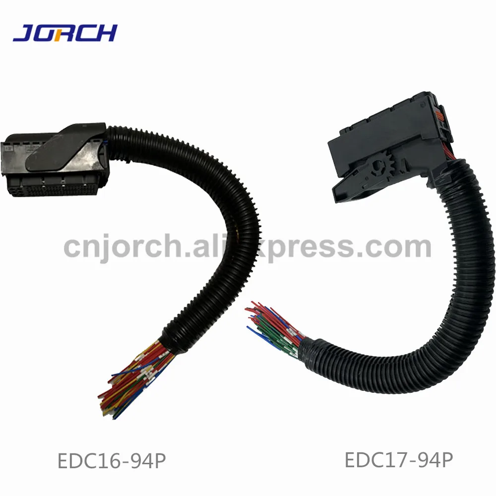 

1 set EDC16 EDC17 Common Rail 94Pin ECU Wiring Harness Connector Auto PC Board Socket With Cable For Bosch