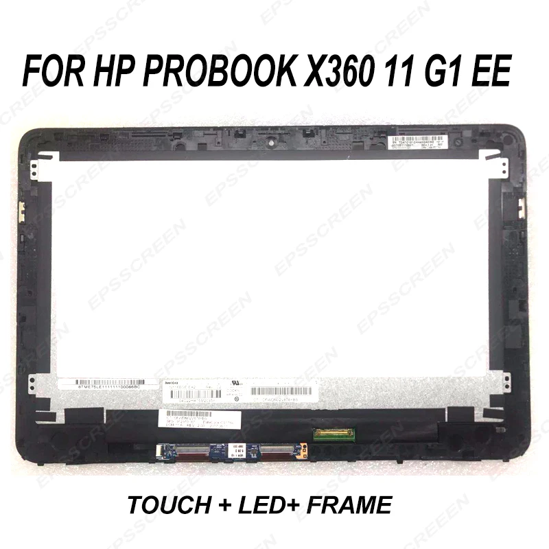 

replacement 11.6 For HP ProBook X360 11 G1 EE LCD LED Display +Touch Screen Digitizer Assembly panel educational notebook