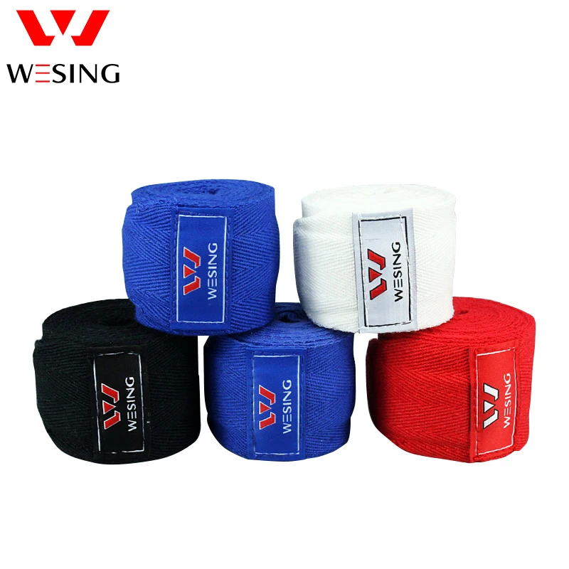 Wesing handwraps 100% cotton hand bandage boxing mma taekwondo sanda training sports strap fitness protector epuipment 3m 4m 5m