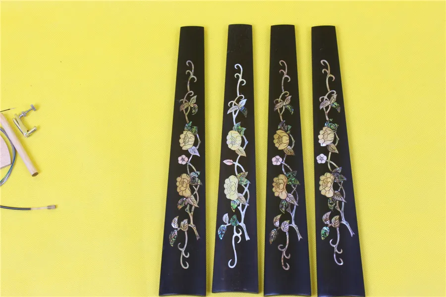 

New 1 pcs ebony 4/4 Violin fingerboard violin parts accessories t