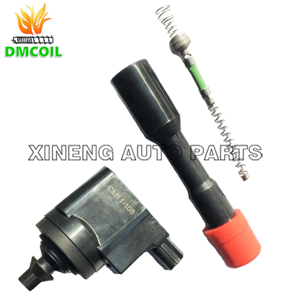 8 PCS IGNITION COIL WITH RESISTANCE FOR HONDA CIVIC VII VIII FIT ARIA FIT II JAZZ CITY 1.2L 1.3L CM11108 30520PWA003 CM11109