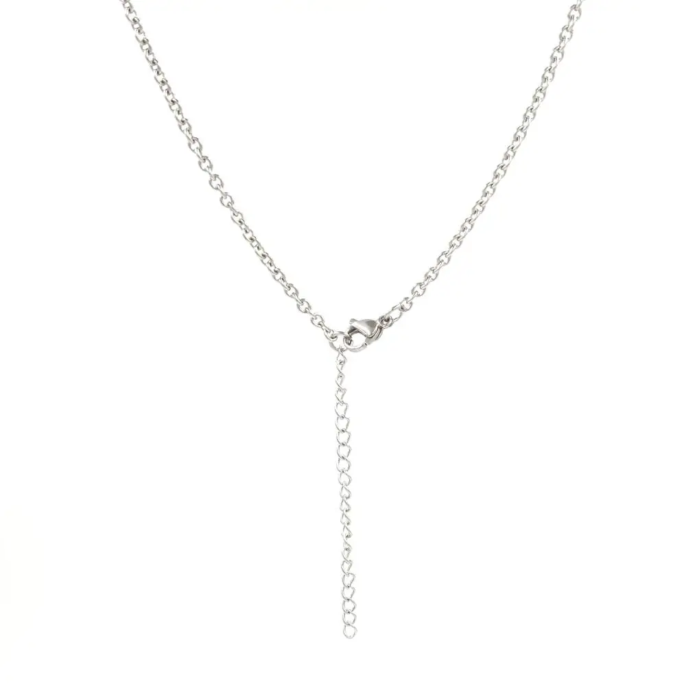 Bulk 10pcs Mermaid Scale Seashell Pendant Necklace Ocean Sea Beach Theme Stainless Steel Chain Wholesale Handmade DIY Jewelry