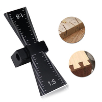 Dovetail Marker Dovetail Marking Jig Aluminum Alloy For Wood Joints Gauge 1:5 &1:8 Slopes Scriber Dovetail Guide Tool