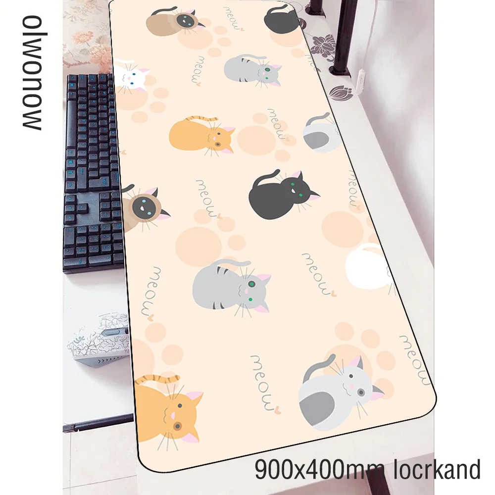 Забавный кот, прямые продажи, картина, игровой скоростной коврик для мыши, Искусственная резина, противоскользящий оптический коврик для мыши, большая акция для России