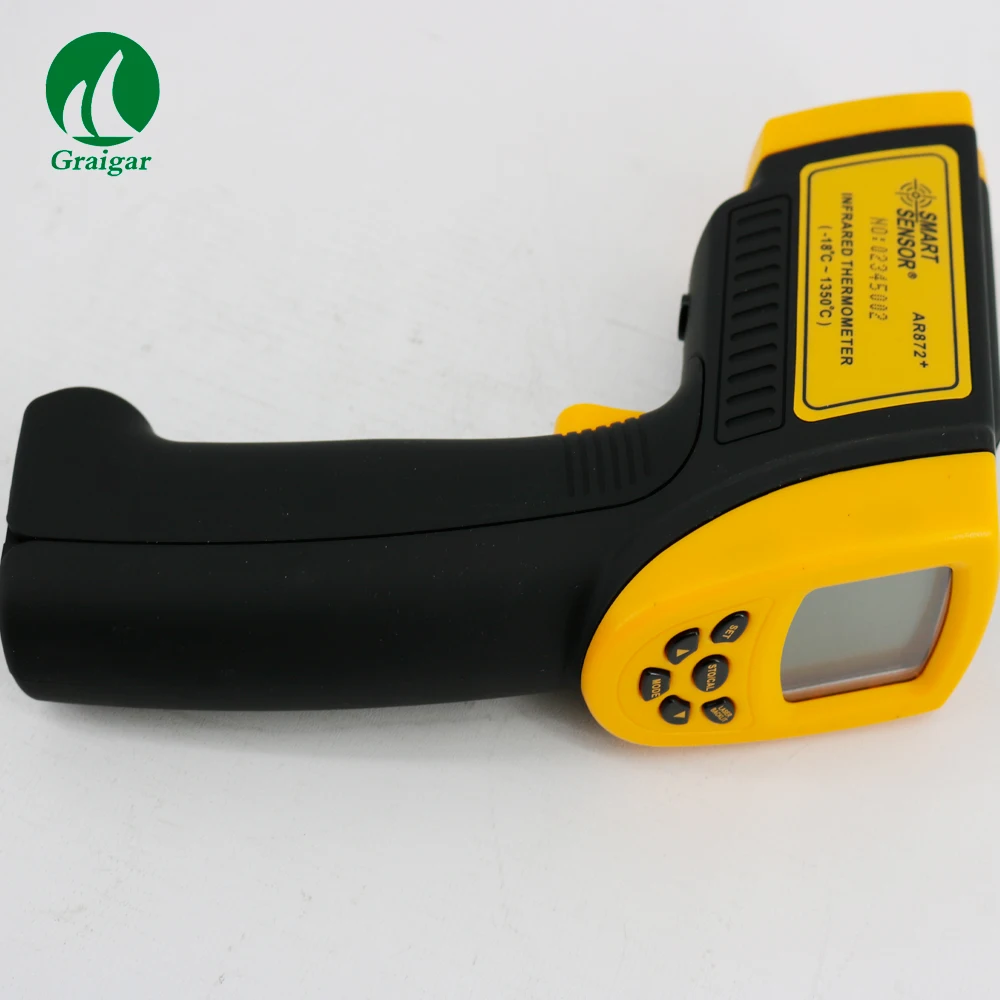 مستشعر ذكي AR872 + مقياس حرارة رقمي عالي الدقة بالأشعة تحت الحمراء-18C ~ 1350C