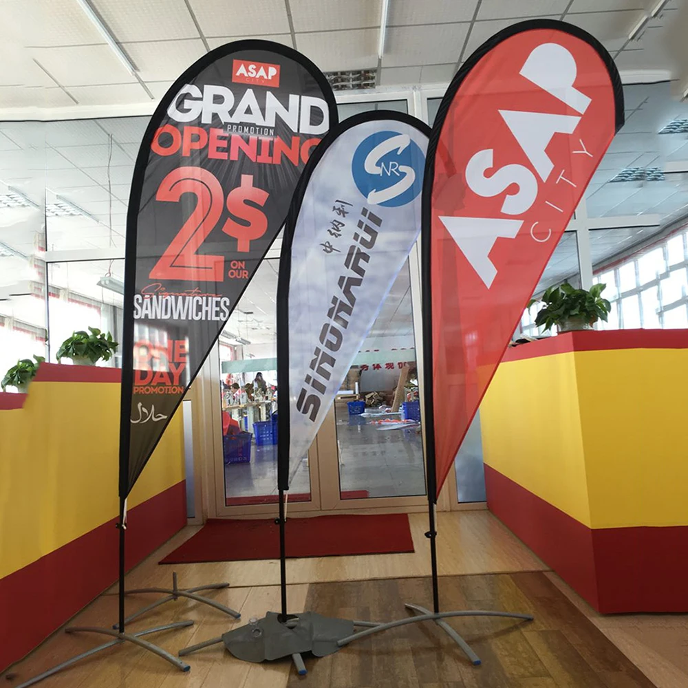 Werbeflagge für Autowaschanlagen im Freien – Detail 5