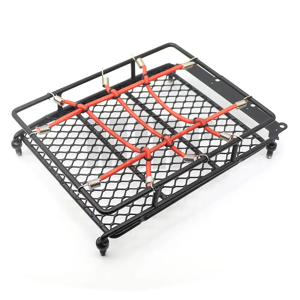 For Traxxas Trx-4 Axial Scx10 Net D90 Rc4wd 1:10 Rc Car New Elastic Luggage Net Car Roof Rack Storage Net With Hooks Rubber Band