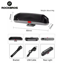 Waterproof USB Bike Taillight LED #2