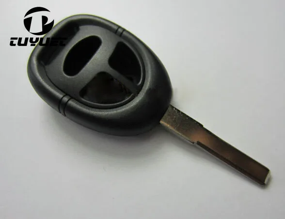 Brand New FOB Car Key Shell 3 Buttons For SAAB 9-3 9-5 Remote Key Case Fob With Blank Cylinder Blade Uncut