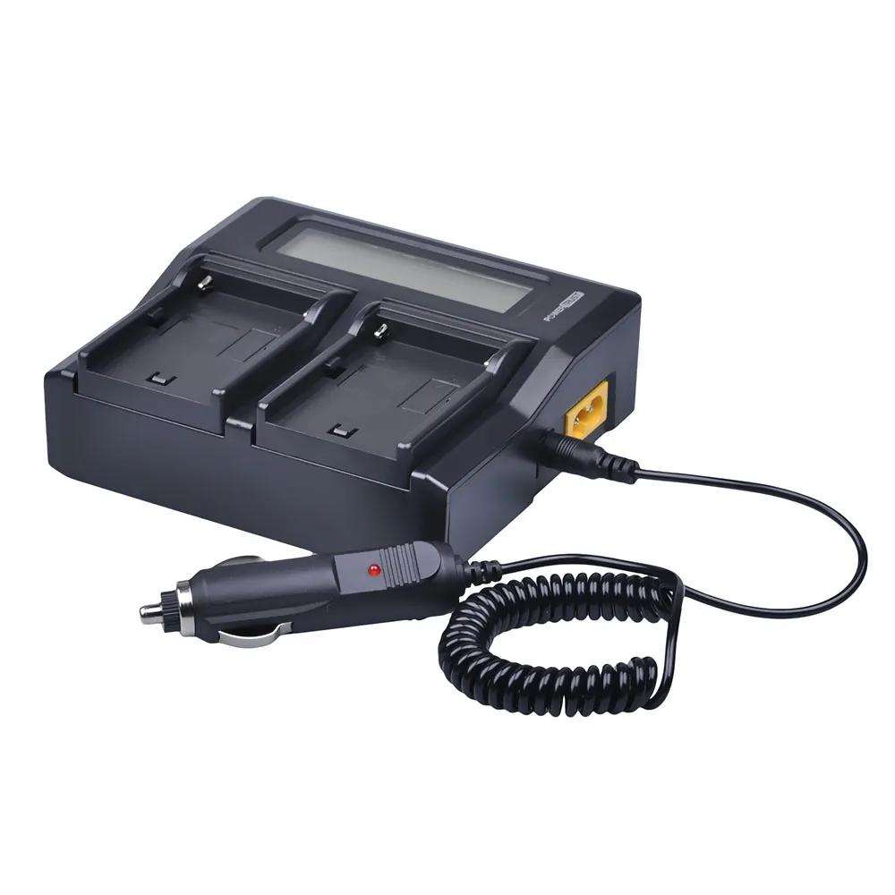 1x NP-F970 NP-F960 F970 F960 LCD Rapid Dual Charger for SONY NP F960 F970 Batteries and F930 F950 F770 F570 F975 HVR-HD1000