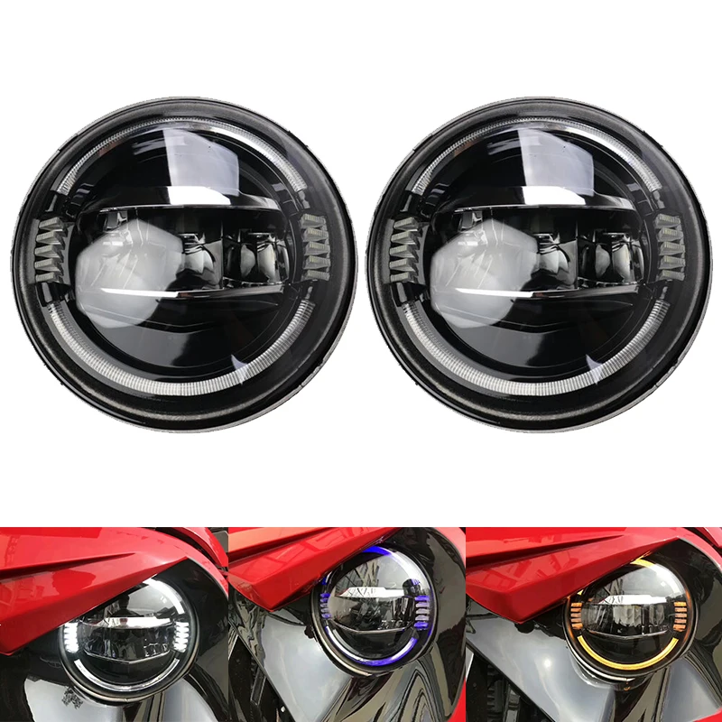 2pcs 7 Inch Led Driving Light 50W LED Car Headlight Kit Auto for Jeep Led Head Lamp Bulbs Dipped &