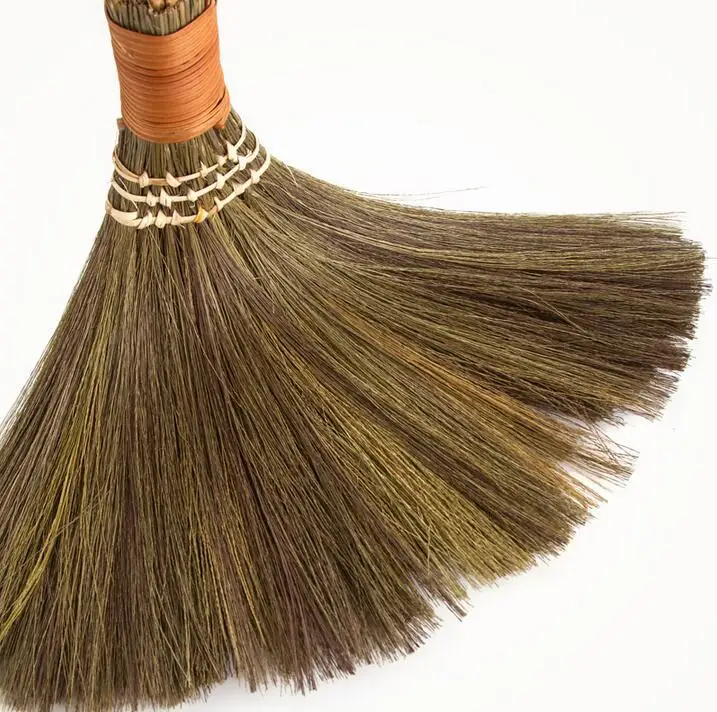 Japanese Imports Wooden Floor Sweeping Broom, Soft Fur Broom, Home Floor Hair Clean, Man Grass Broom, Dust Brush, Clean Tool