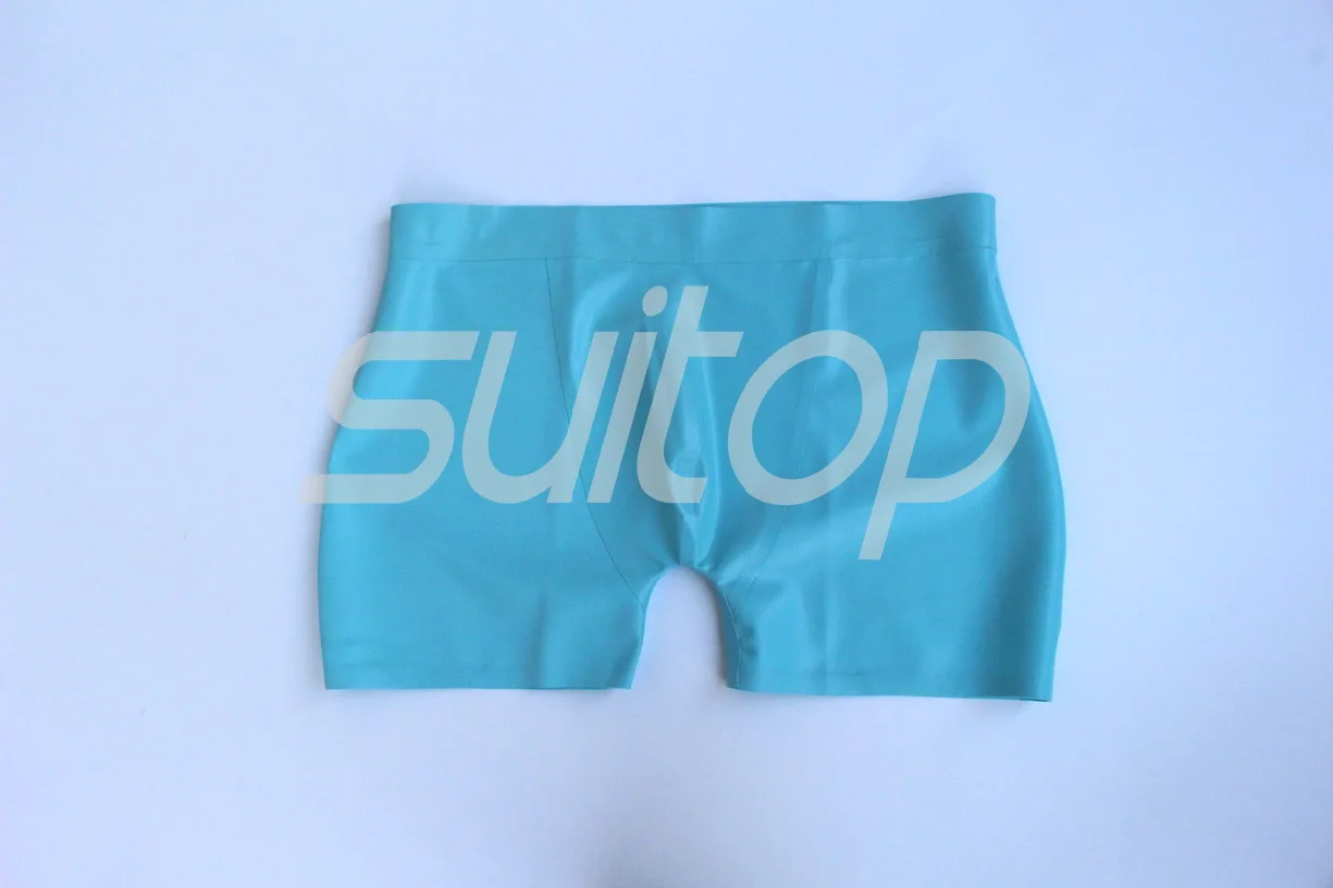 Men 's latex boxer shorts for adult people