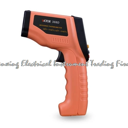 VICTOR 308D VC308D Digital Infrared IR Thermometer -30~1150C temperature instrument LCD Pyrometer Non-contact termometro